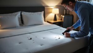 Découvrez comment reconnaître la présence de punaises de lit chez vous : signes d’infestation, symptômes de piqûres et conseils pour vérifier efficacement votre literie.