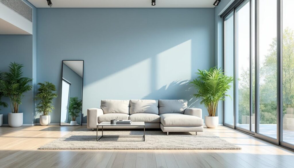 Quelle couleur agrandit visuellement une pièce ?