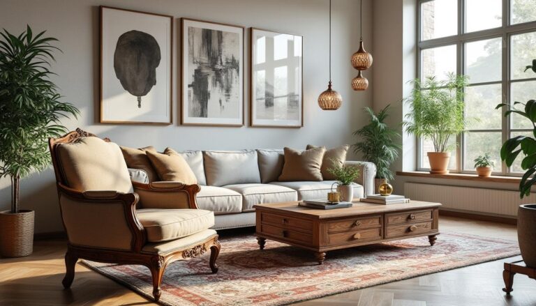 Comment mélanger meubles anciens et modernes dans un salon ?