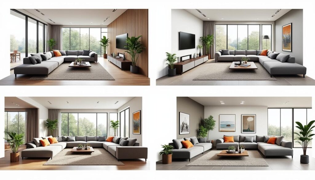 Quelle disposition de canapé adopter selon la forme de la pièce ?