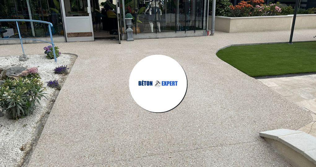 Béton désactivé : un revêtement extérieur largement utilisé