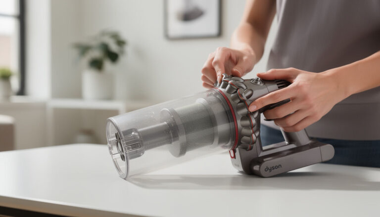 Comment ouvrir un aspirateur Dyson pour le vider ?