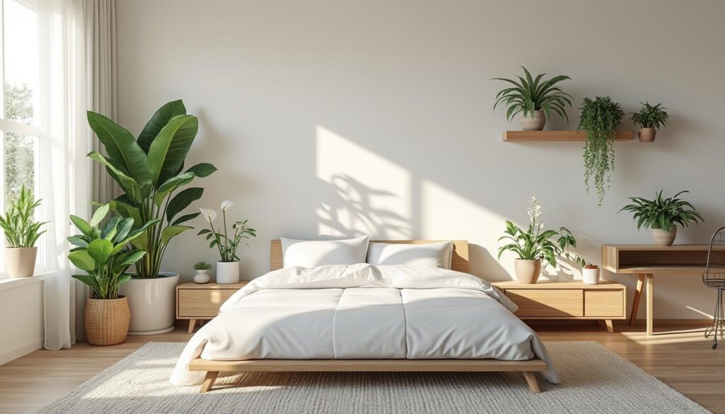 Quelles plantes sont adaptées à une chambre à coucher ?
