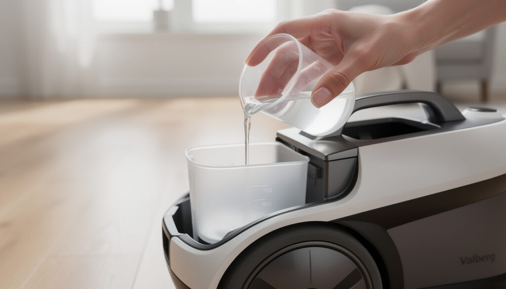 Quel produit mettre dans l&rsquo;aspirateur laveur Valberg​ ?