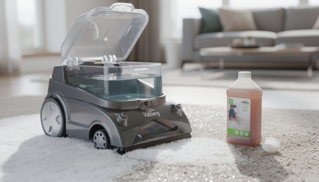 Quel produit mettre dans une shampouineuse Valberg​ ?