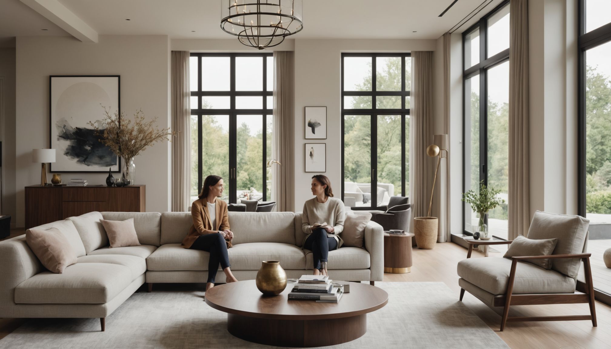 Réinventez votre salon avec un canapé panoramique élégant