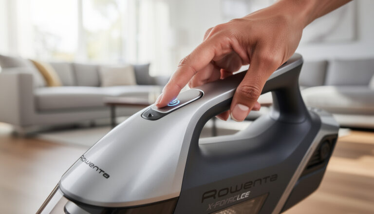 Comment allumer un aspirateur Rowenta x-force flex ?