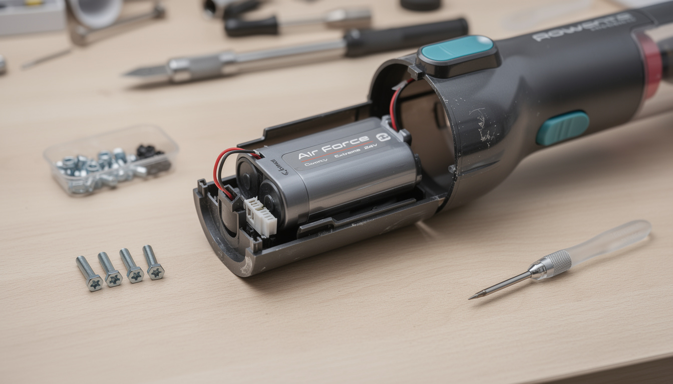découvrez comment remplacer facilement la batterie de votre aspirateur rowenta air force extreme 24v grâce à notre guide étape par étape pour prolonger la durée de vie de votre appareil.