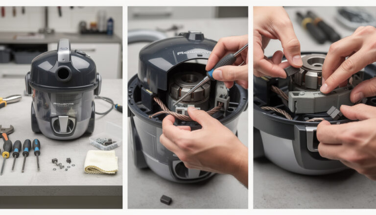 Comment changer le charbon pour aspirateur Rowenta collecto wet dry ?