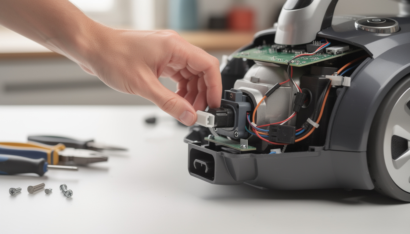 Comment changer l&rsquo;interrupteur d&rsquo;un aspirateur Rowenta silence force extreme ?